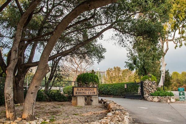 Flintridge Riding Club entrance